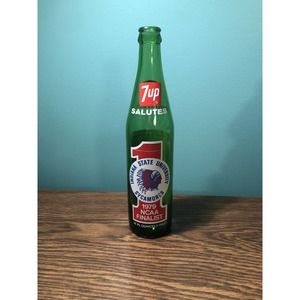 Indiana State Sycamores Larry Bird 1979 NCAA Finalist Basketball 7Up 16oz Bottle